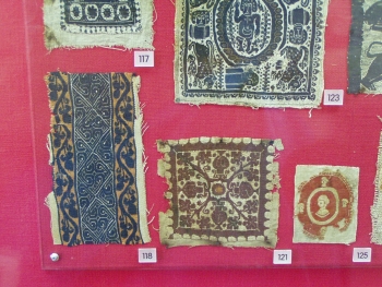 Leinenstoffe mit Wollwirkereien aus �gypten, Landesmuseum Mainz, 4. � 5. Jh. n. Chr.